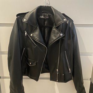 Zara Faux Leather Jacket (S)